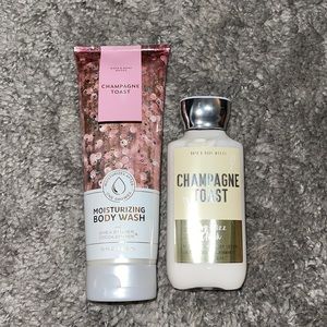 BBW Champagne Toast Body Wash & Body Lotion